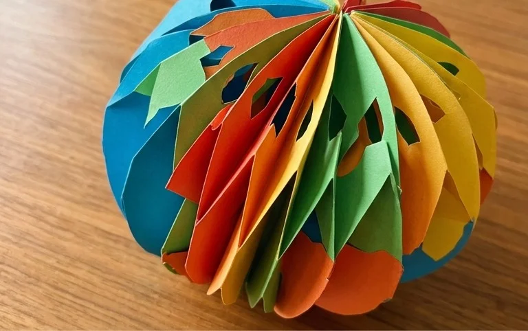 Triskele Paper Globes | Stunning handmade 3D Ornaments - Hattifant